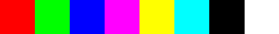 saturated color bars